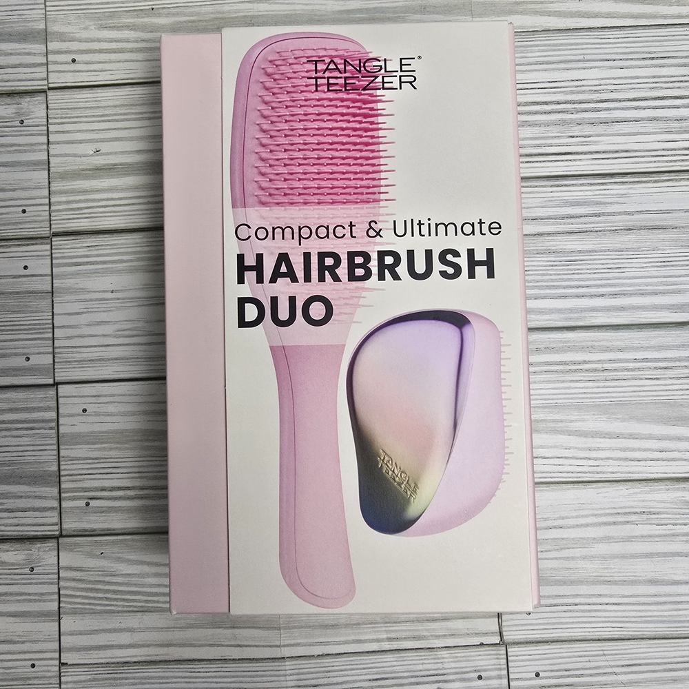 Tangle Teezer - Matte Ombre Chrome Compact Styler (Missing Big Brush)